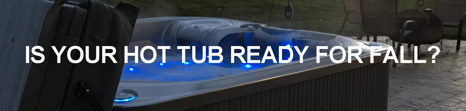 hot tub ready for fall