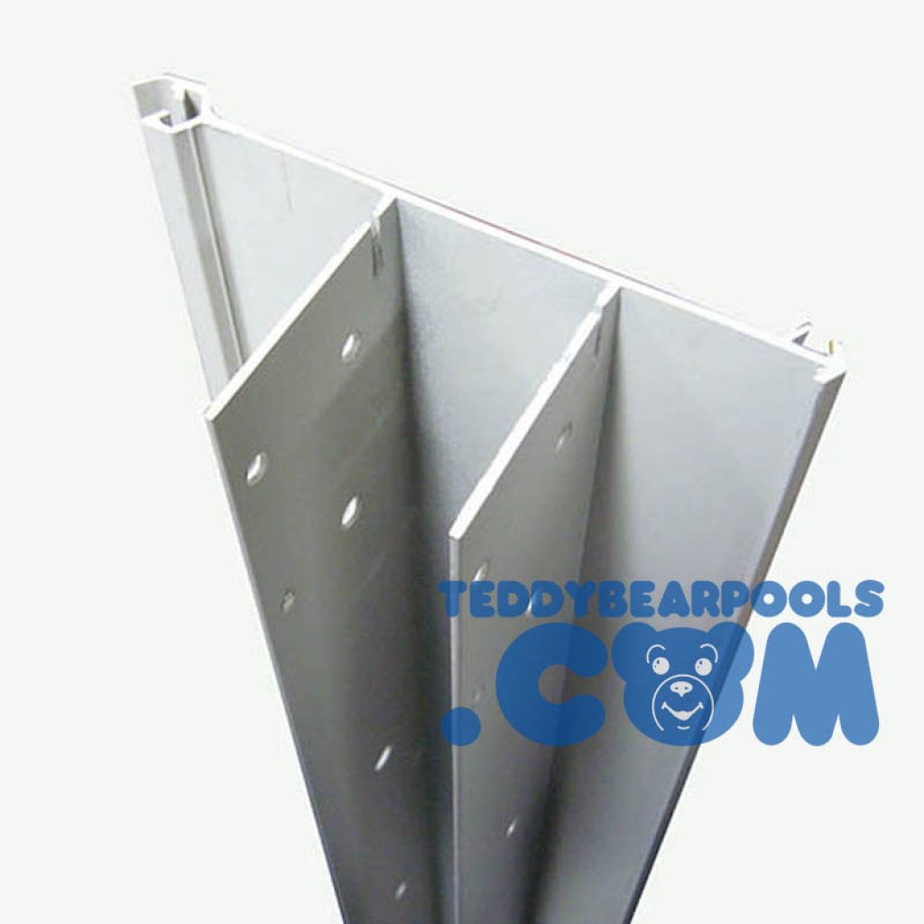 F9731-37 Upright for Extruded Aluminum Interlocking Walls