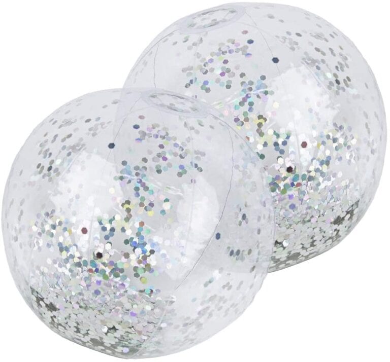 glitter beach ball